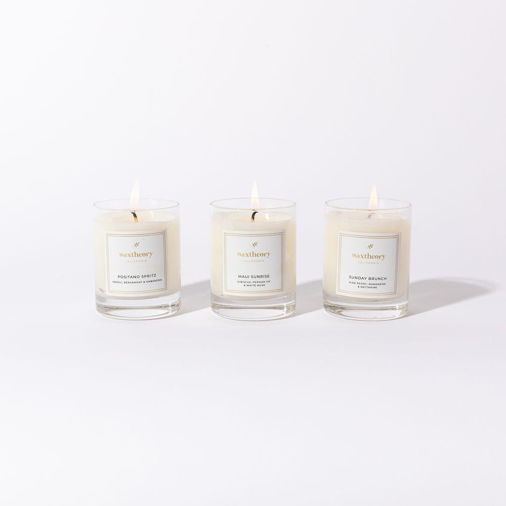 the florals candle trio product